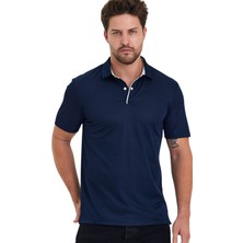 Adams Erkek Kısa Kol Polyester Polo Yaka Fonksiyonel Tişört