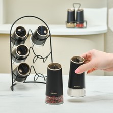 Karaca Waltz 6'lı Standlı Oval Baharat Takımı
