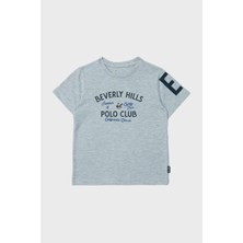 Beverly Hills Polo Club Bg Store Erkek Çocuk Gri T-Shirt 23Ss2Bhb509