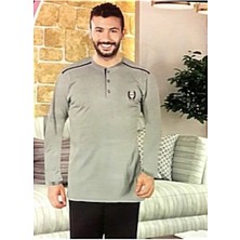 Mefa Pijama Erkek Uzunkol  Tek Pijama Üst