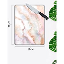 Selmera Global Minimal Desen Cam Kesme Tablası