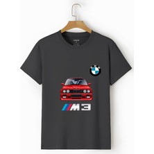 BBS Clothes Bmw E30 M3 Baskılı Siyah T-Shirt