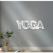 Yoga Metal Duvar Tablosu 100X32 cm