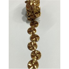 Karan Tuhafiye Ütü Ile Yapışan / Bordür /pullu Nakış Şerit / 4 Metre