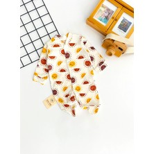 Derin Bebe Neşeli Bebekler Güneş Desen Önden Çıtçıtlı Kendinden Patiki Tulum Çok Renkli