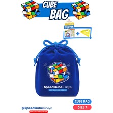 Galery Wood  Rubik Zeka Küpü Kılıf Kese Taşıma Koruma Çanta Bag - Size 7 - 14X16 cm