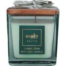 Sarev Elıte Amber Mısk Scented Candle Kokulu Mum