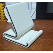 Rapithwin Masaüstü Telefon Tutucu Standı Universal Beyaz Özel Tsarım Cep Masa Üstü Tutacağı