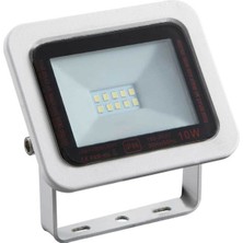 Fuji Led 10W Smd Ledli Projektör Beyaz Kasa Amber Işık