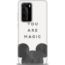 Huawei P40 Pro Kılıf Hd Baskılı - You Are Magic + 9h Nano Ekran Koruyucu