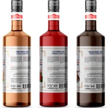 Nish Fındık Çilek Çikolata Şurupları 3 x 700 ml