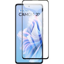 CepStok Tecno Camon 20 Kırılmaz Cam 5d Tam Kaplayan 9h Temperli Ekran Koruyucu