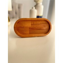 Tekno Trust Ahşap Yağdanlık Altı Kayın Sunumluk Tepsi Kahve Sunum