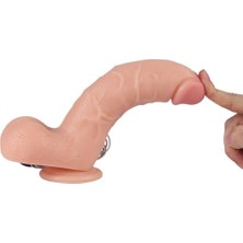 Vomentrend 21 cm Gerçekçi Titreşimli Dildo Vibratör Penis