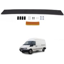 Ford Transit Ön Kaput Koruyucu Rüzgarlığı Abs Plastik Piano Black 2002-2005 Yıllarına Uyumlu