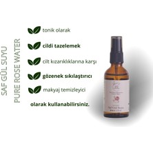 PH Concept Saf Gül Suyu 50 ml Sprey Kapak Cam Şişe