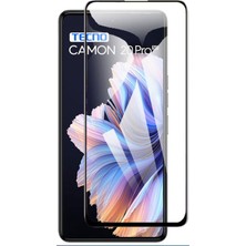 CepStok Tecno Camon 20 Pro 5g Kırılmaz Cam 5d Tam Kaplayan 9h Temperli Ekran Koruyucu