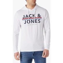 Jack & Jones Jacron Jersey Hood Lw Kapüşonlu Sweatshirt