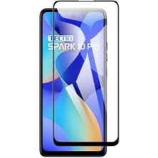 CepStok Tecno Spark 10 Pro Kırılmaz Cam 5d Tam Kaplayan 9h Temperli Ekran Koruyucu