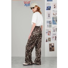 Leopar Desenli Pantolon