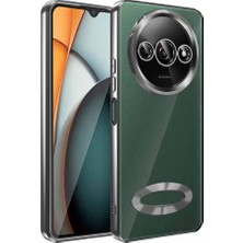 Kilifone - Xiaomi Redmi A3 4g 2024 Kılıf Kamera Korumalı Logo Gösteren Omega Kapak Siyah