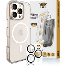 Buff Apple iPhone 16 Pro Max Avantaj Paket - Magsafe Kılıf + Ekran Koruyucu + Lens Koruyucu