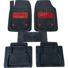 Fiat Tofaş Şahin 3D Havuzlu Oto Paspas Vnh Kırmızı