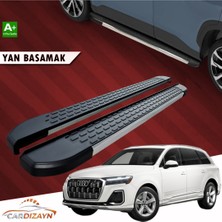 Car Dizayn Audi Q7 Nirvana Alüminyum Yan Basamak Marşpiyel Koruma 2006-2007-2008-2009-2010-2011-2012-2013>2014>2015 Model Yılları Ile Uyumludur