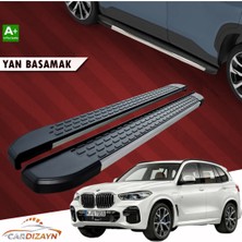 Car Dizayn Bmw X5 F15 Nirvana Alüminyum Yan Basamak Marşpiyel Koruma 2013-2014-2015-2016-2017-2018 Model Yılları İle Uyumludur