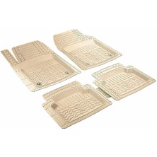 Ssangyong Rexton Uyumlu 3D Havuzlu Paspas Profesyonel Bej