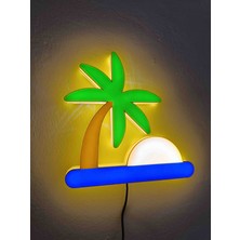 LED Işıklı Palmiye