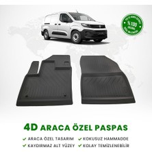 Opel Combo Panelvan 4D Havuzlu Paspas (Ön 2 Parça) 2019 Model Ve Sonrası