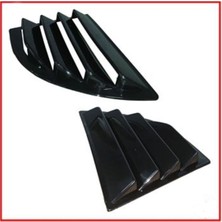 Woodhub Honda Civic Fd6 Kelebek Cam Kaplama Sağ Sol 2 Parça Pıano Black