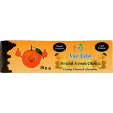 Vie Life Glutensiz Düşük Proteinli Portakal Aromalı Çikolata 25 gr