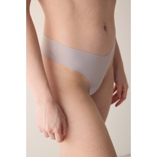 Penti Invisible Lazer Kesim V Kesim Gri Brazilian Külot