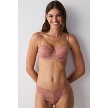 Penti Bloom Lace Dantel Açık Kahverengi Sütyen