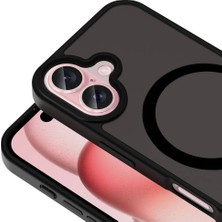 FUJİMAX Apple iPhone 16 Plus Kılıf Magsafe Şarj Özellikli Mat Arka Yüzey Sio Kapak