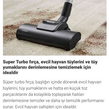 Philips Marathon SUPER GÜÇLÜ TURBO BAŞLIKLI Ultra Premium 899 Watt Toz Torbasız Süpürge, Luciole Lambader Hediye