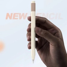 Forestl Digital Apple Pencil Için (Usb-C) Kaymaz Silikon Koruyucu Kılıf Kapasitif Stylus Kalem Düşmeyi Önleyici Kapak-Açık Pembe (Yurt Dışından)