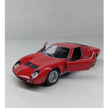 Kinsmart 1:34 1971 Lamborghini Miura P 400 Sv Çek/bırak Metal Araba