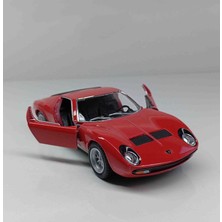 Kinsmart 1:34 1971 Lamborghini Miura P 400 Sv Çek/bırak Metal Araba