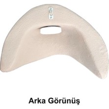 Şarjlı Led'li Fiberglass Duvar Apliği - 36X24  Cm, Traverten Görünümlü Beton Grisi