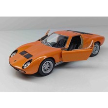 Kinsmart 1:34 Orange Miura Lamborghini Sv P-400 Çek/bırak