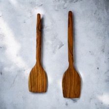 Haddizat Zeytin Ağacı Spatula 2 Parça / El Yapımı Spatula 2 Parça