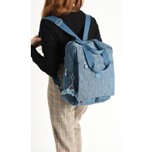 Baginn Kapaklı Okul Çantası Ister Elde Ister Sırt Olarak Rahat Kullanım 35*30 cm Kadın Sırt Çantası