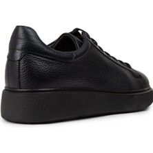 Deery Hakiki Deri Lacivert Erkek Sneaker Ayakkabı - 01954MLCVE03