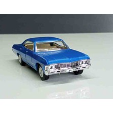 Kinsmart 1:43 1967 Mavi Chevrolet Impala Çek Birak Metal Araba