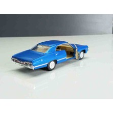 Kinsmart 1:43 1967 Mavi Chevrolet Impala Çek Birak Metal Araba