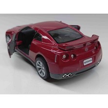 Kinsmart Bordo 1:36 Nissan Gt-R R35 Çek Birak Metal Araba