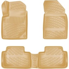 Citröen C5 2001-2007 Bej 3D Havuzlu Paspas